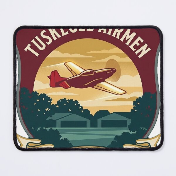 Item preview, Tuskegee Airmen Red Tails Heraldic Crest Sticker Alabama designed and sold by DetourDgn.