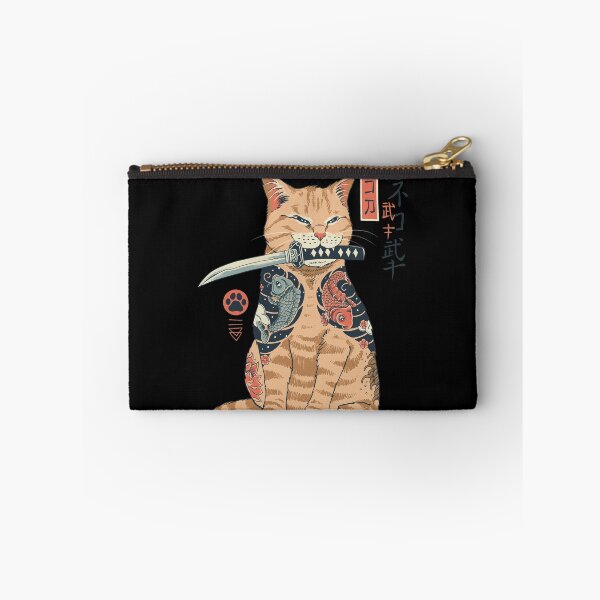 Item preview, Katana Cat Warrior w/ Irezumi Tattoos designed and sold by ALASHAMORGADO.
