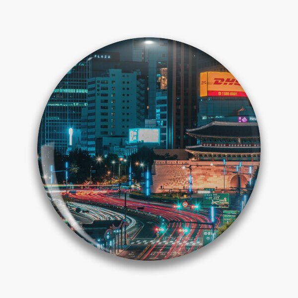 Item preview, Historic Gate and Traffic Light Trails in Seoul designed and sold by Nightwindow.