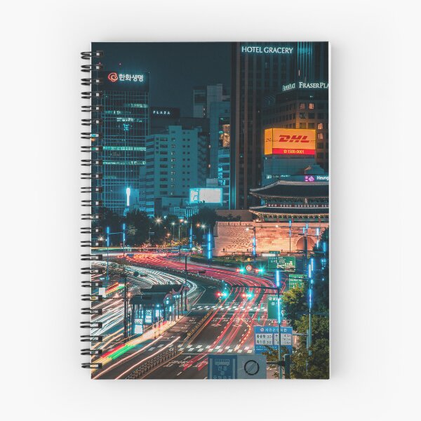 Item preview, Historic Gate and Traffic Light Trails in Seoul designed and sold by Nightwindow.