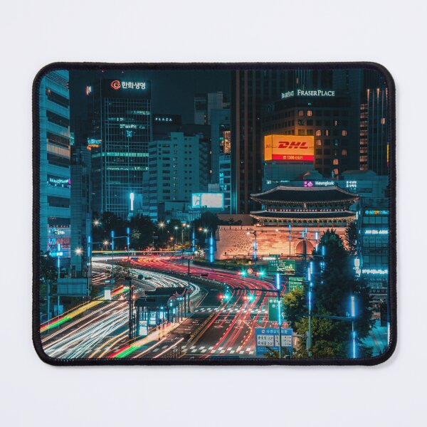 Item preview, Historic Gate and Traffic Light Trails in Seoul designed and sold by Nightwindow.
