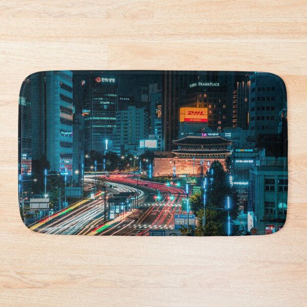 Item preview, Historic Gate and Traffic Light Trails in Seoul designed and sold by Nightwindow.