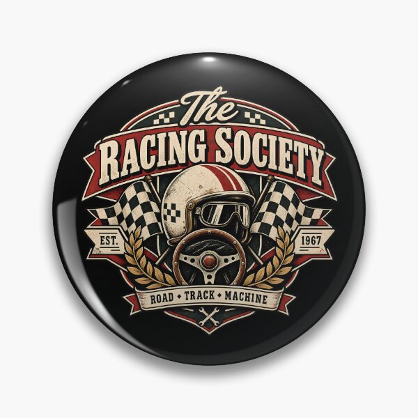Item preview, The Racing Society Vintage Motorsport Club designed and sold by KakangMudi.