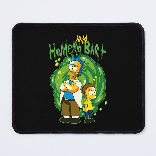 Item preview, Homero And Bart Rick And Morty designed and sold by JennyJem.