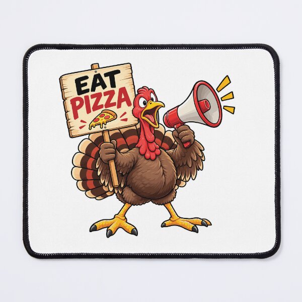 Item preview, Funny Thanksgiving Turkey Eat Pizza designed and sold by PRINTIONAL.