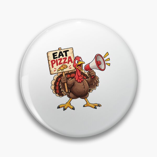 Item preview, Funny Thanksgiving Turkey Eat Pizza designed and sold by PRINTIONAL.