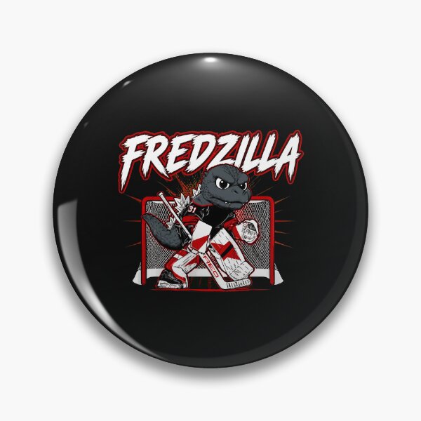 Item preview, Fredzilla Hockey Goalie Monster Retro  designed and sold by Jeffreniel.