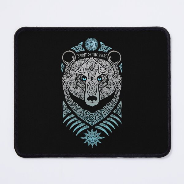 Item preview, Knotwork Mystic Bear Face Sun Moon  designed and sold by ALASHAMORGADO.