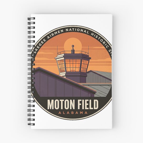 Item preview, Tuskegee Airmen Control Tower Sunset Circle Badge Sticker designed and sold by DetourDgn.