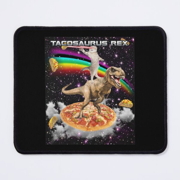 Item preview, Laser Cat Rides T-Rex On Pizza In Space designed and sold by ALASHAMORGADO.
