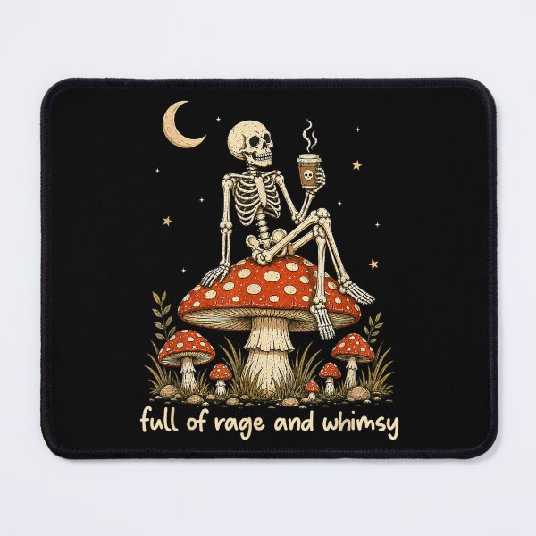 Item preview, Full of Rage and Whimsy Skeleton Mushroom Halloween Costume designed and sold by thecownmz.
