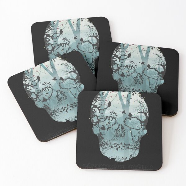 Item preview, Forest Skull Trees Wildlife Symbol  designed and sold by TRINITYRABNIS.