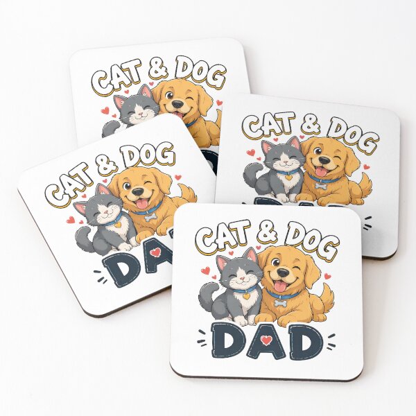 Item preview, Cat & Dog Dad Cute Animal Lover Present designed and sold by SoyLamderma.
