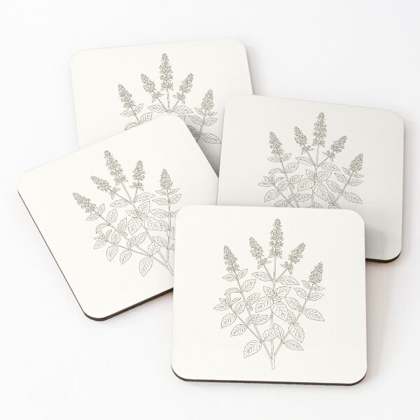 Item preview, Vintage mint botanical print – Spearmint kitchen wall art designed and sold by CroesCreations.