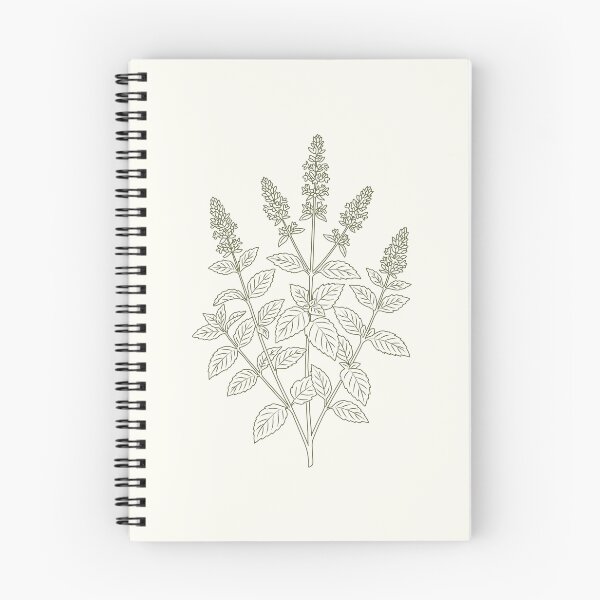 Item preview, Vintage mint botanical print – Spearmint kitchen wall art designed and sold by CroesCreations.
