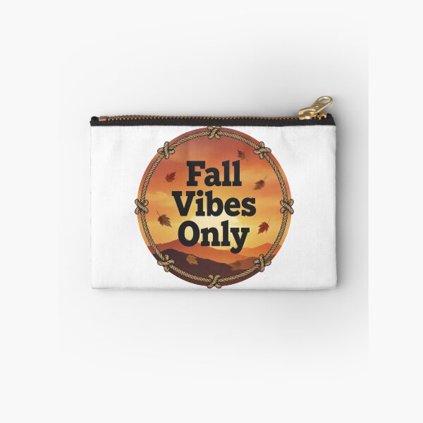 Item preview, Fall Vibes Only Autumn Sunset Rope Circle Design designed and sold by KRStyleClub.