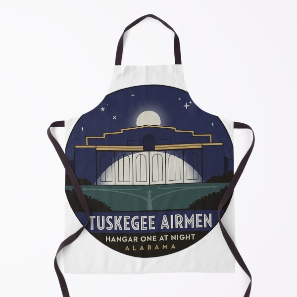 Item preview, Tuskegee Airmen Hangar One Night Art Deco Sticker designed and sold by DetourDgn.