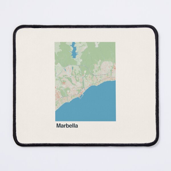 Item preview, Marbella Minimalistic Map Art designed and sold by MapsNerd.