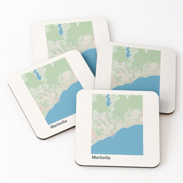 Item preview, Marbella Minimalistic Map Art designed and sold by MapsNerd.