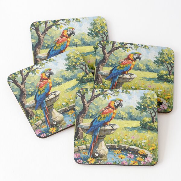Item preview, Rainbow Parrot designed and sold by Wordsmith-Cafe.