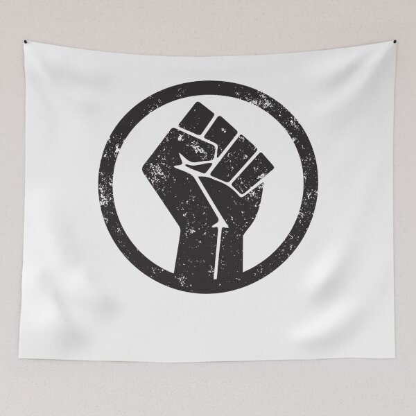 Item preview, Black Power Raised Fist designed and sold by mayrayami.