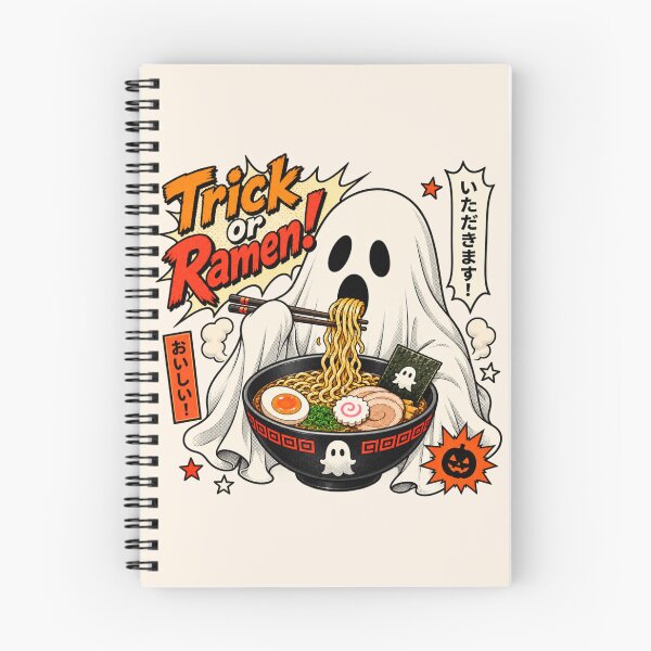 Item preview, Trick or Treat Ramen Ghost designed and sold by Festive Bug.