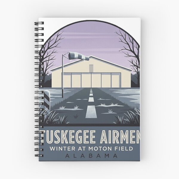 Item preview, Tuskegee Airmen Winter Dawn Moton Field Sticker Alabama designed and sold by DetourDgn.
