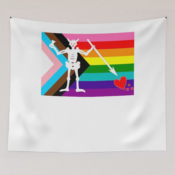 Item preview, Blackbeard Pride Flag 2025 designed and sold by mayrayami.