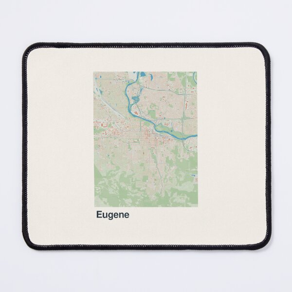 Item preview, Eugene Minimalistic Map Art designed and sold by MapsNerd.
