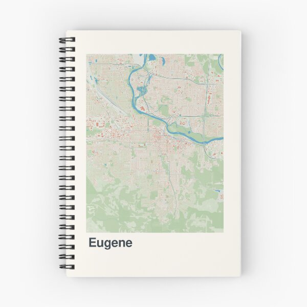 Item preview, Eugene Minimalistic Map Art designed and sold by MapsNerd.