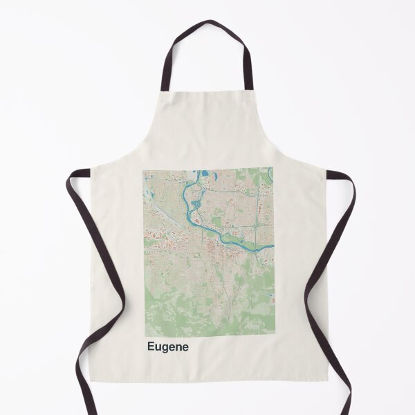 Item preview, Eugene Minimalistic Map Art designed and sold by MapsNerd.