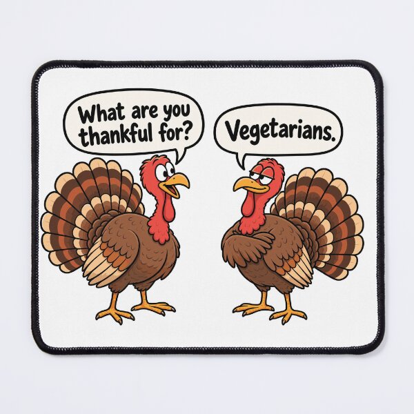 Item preview, Funny Thanksgiving Vegetarian Turkey Joke designed and sold by PRINTIONAL.