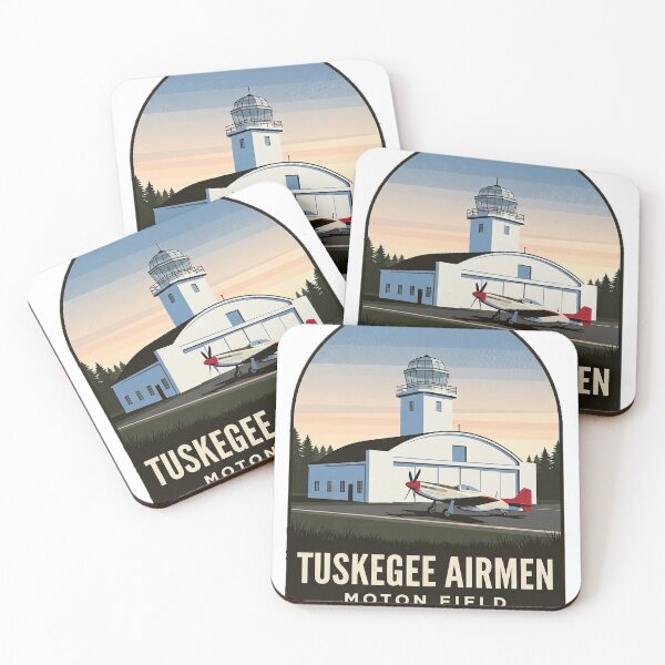Item preview, Tuskegee Airmen Moton Field Hangar One Vintage Badge Sticker designed and sold by DetourDgn.