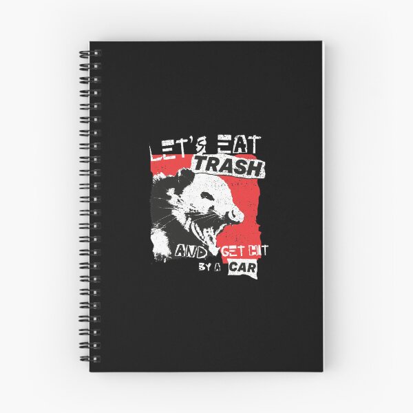 Item preview, Let's Eat Trash and Get Hit By A Car Opossum designed and sold by ABIGRENTERIA.