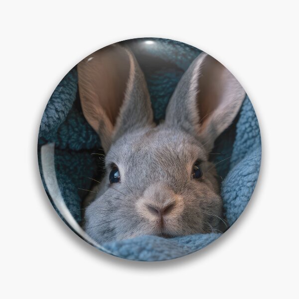 Item preview, Mini Rex Rabbit in Blanket 01 designed and sold by Elisabeth Lucas.