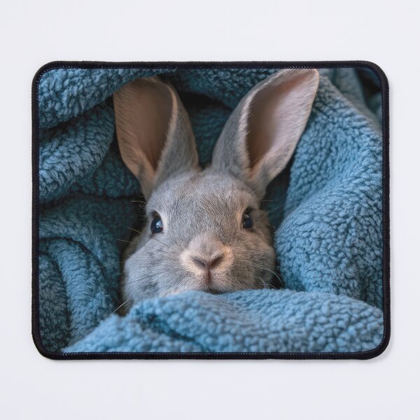 Item preview, Mini Rex Rabbit in Blanket 01 designed and sold by Elisabeth Lucas.