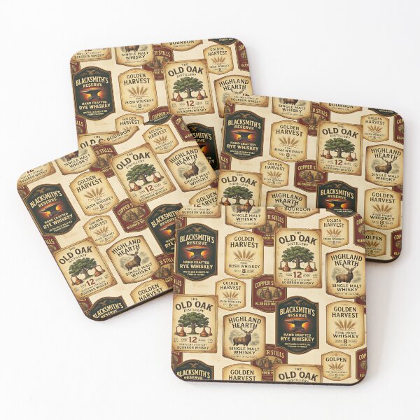 Item preview, Vintage Whiskey Labels designed and sold by FunFitsFactory.