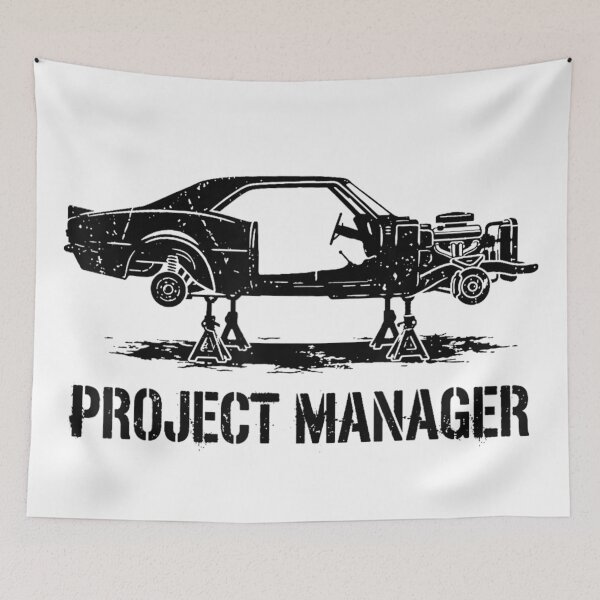 Item preview, Project Manager Classic Car Restoration Mechanic Design designed and sold by AnsadoWinu.