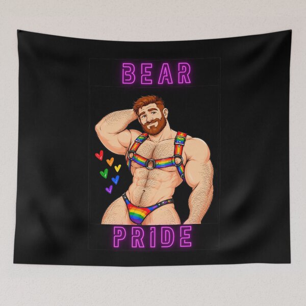 Item preview, Bear Pride | Gay Bear Rainbow Harness Pride Design designed and sold by BrokenLabel.