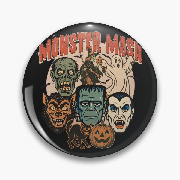 Item preview, Retro Funny Monster Mash Ghost Witchy Vampire Halloween designed and sold by Tynankai.