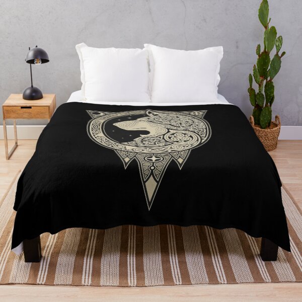 Item preview, Knotwork Wolf Ancient Mystic Art designed and sold by ABIGRENTERIA.