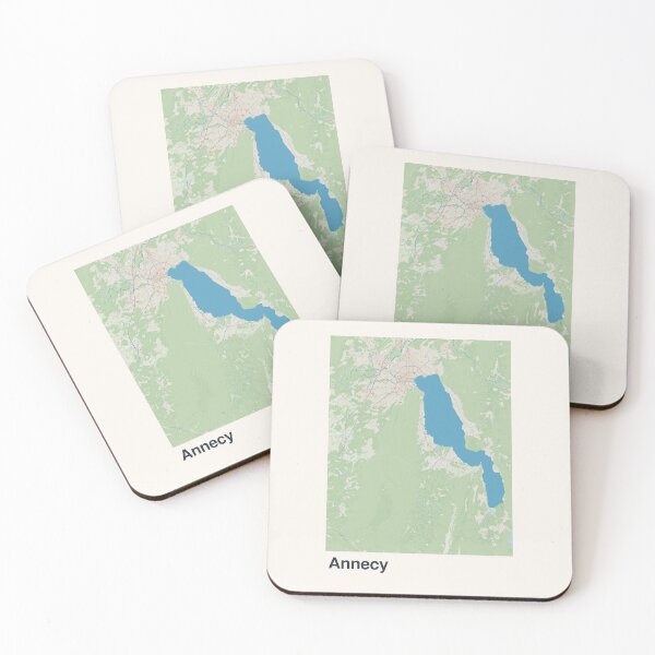 Item preview, Annecy Minimalistic Map Art designed and sold by MapsNerd.