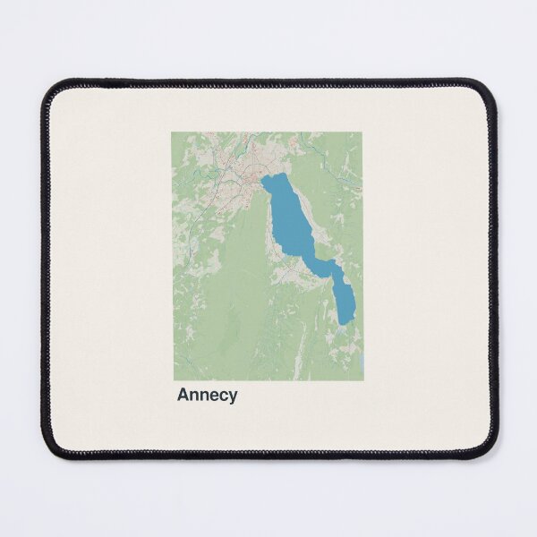 Item preview, Annecy Minimalistic Map Art designed and sold by MapsNerd.