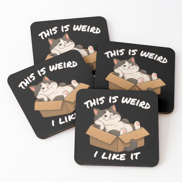 Item preview, Weird Cat Loaf I Like It Funny Animal Art designed and sold by SoyLamderma.