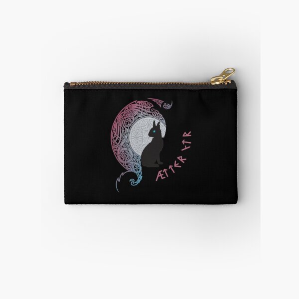 Item preview, Norse Knotwork Creature Moon Silhouette designed and sold by ABIGRENTERIA.