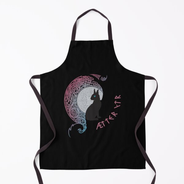 Item preview, Norse Knotwork Creature Moon Silhouette designed and sold by ABIGRENTERIA.