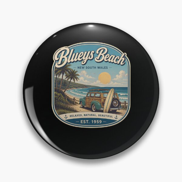 Item preview, Blueys Beach NSW Travel Poster designed and sold by visionnen.