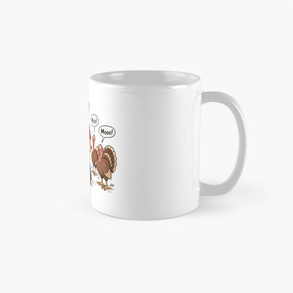 Item preview, Funny Thanksgiving Turkeys Say Moo designed and sold by PRINTIONAL.
