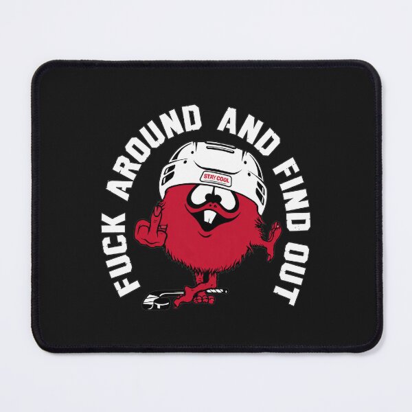 Item preview, Beaver Hockey Helmet Middle Finger Rude Humor  designed and sold by Timeddick.