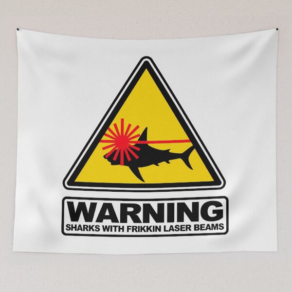 Item preview, Sharks with Frikkin Laser Beams designed and sold by Nature Explore Game.